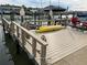 Private dock with kayak and seating area at 322 Boca Ciega Point N Blvd, St Petersburg, FL 33708