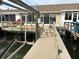 Steps leading down to the water from the deck at 322 Boca Ciega Point N Blvd, St Petersburg, FL 33708