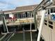 Dock with a boat lift near the water at 322 Boca Ciega Point N Blvd, St Petersburg, FL 33708