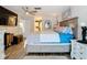 Main bedroom with king-size bed and ensuite bathroom at 322 Boca Ciega Point N Blvd, St Petersburg, FL 33708
