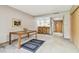 Dining area with small table and access to patio at 36750 Us Highway 19 N # 15118, Palm Harbor, FL 34684