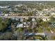 Wide aerial view of the house and surrounding neighborhood at 5611 8Th N Ave, St Petersburg, FL 33710