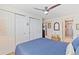 Main bedroom with ensuite bathroom access and closet at 5719 23Rd S Ave, Gulfport, FL 33707
