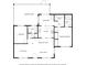 Floor plan of a house featuring living room, kitchen, and bedrooms at 5719 23Rd S Ave, Gulfport, FL 33707