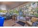 Bright and airy screened patio with access to backyard at 5719 23Rd S Ave, Gulfport, FL 33707