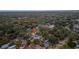 Aerial view showing home location in neighborhood at 7209 N Highland Ave, Tampa, FL 33604