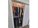 Large closet with double hanging rods and shelving for storage at 825 46Th N St, St Petersburg, FL 33713