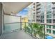 Spacious balcony with city views at 111 N 12Th St # 1526, Tampa, FL 33602