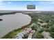 Aerial view of waterfront property near Cooper's Bayou Park at 1111 N Bayshore Blvd # F6, Clearwater, FL 33759