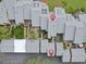 Aerial view showcasing community layout and parking at 1111 N Bayshore Blvd # F6, Clearwater, FL 33759