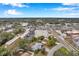 Aerial view showing home's location near businesses and highways at 1230 32Nd N St, St Petersburg, FL 33713