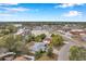 Aerial view showcasing home's location and surrounding neighborhood at 1230 32Nd N St, St Petersburg, FL 33713