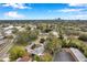 Aerial view showing a home with city skyline in the distance at 1230 32Nd N St, St Petersburg, FL 33713