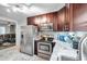 Modern kitchen with stainless steel appliances and granite countertops at 1230 32Nd N St, St Petersburg, FL 33713