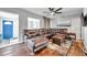 Relaxing living room with a large sectional sofa at 1230 32Nd N St, St Petersburg, FL 33713