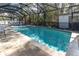 Relaxing screened pool and spa area perfect for outdoor living at 150 Sage Rd, Crystal Beach, FL 34681