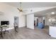 Open concept kitchen and home office with modern appliances at 2250 Rio De Janeiro Ave, Punta Gorda, FL 33983