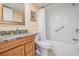 Bathroom with granite countertop and bathtub at 232 Caryl Way # 232, Oldsmar, FL 34677