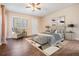 Main bedroom with tile floors and sliding glass doors at 232 Caryl Way # 232, Oldsmar, FL 34677