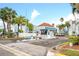 Gated entrance to the community with landscaping at 320 Medallion Blvd # D, Madeira Beach, FL 33708