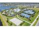 Community pool, tennis courts, and basketball court at 6232 Sea Air Dr, Apollo Beach, FL 33572