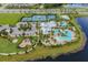 Resort-style pool, tennis courts, and basketball court at 6232 Sea Air Dr, Apollo Beach, FL 33572