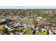 Neighborhood wide aerial view showing nearby homes and landscape at 718 40Th Ne Ave, St Petersburg, FL 33703