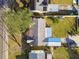 Aerial view of a single Gathering home and surrounding area at 718 40Th Ne Ave, St Petersburg, FL 33703