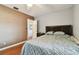 Well-lit bedroom with hardwood floors and a double bed at 718 40Th Ne Ave, St Petersburg, FL 33703
