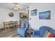 Casual dining area with adjacent kitchen at 8174 Terrace Garden N Dr # 110, St Petersburg, FL 33709