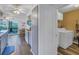 Laundry closet with washer and dryer in the unit at 8174 Terrace Garden N Dr # 110, St Petersburg, FL 33709