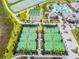 Resort-style amenities including tennis courts, pickleball courts, and pool at 10374 Echo Dock Loop, San Antonio, FL 33576