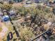 Aerial view of vacant land near buildings and a road at 14045 21St St, Dade City, FL 33525
