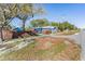 Blue house next to road with wooden fence at 14045 21St St, Dade City, FL 33525