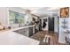 Modern kitchen with gray cabinets and stainless steel appliances at 14045 21St St, Dade City, FL 33525