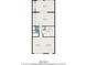 Floor plan showing a 796 sq ft condo with sunroom, bedroom, bath, kitchen, and living area at 2043 Denmark St # 65, Clearwater, FL 33763