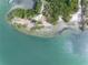 Aerial view of waterfront property with lush vegetation at 2201 Park N St, St Petersburg, FL 33710
