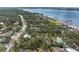 Aerial view of home near waterfront community at 2201 Park N St, St Petersburg, FL 33710