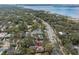 Aerial view showing home's location and surrounding neighborhood at 2201 Park N St, St Petersburg, FL 33710