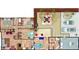 Floor plan showcasing a 3-bedroom, 2-bathroom home with a spacious layout at 2201 Park N St, St Petersburg, FL 33710