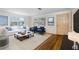 Bright living room with hardwood floors and comfy seating at 2201 Park N St, St Petersburg, FL 33710