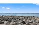 Rocky shoreline with sand and clear water views at 2201 Park N St, St Petersburg, FL 33710
