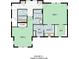 Third floor plan showing two bedrooms, two baths, and laundry at 2550 1St N Ave, St Petersburg, FL 33713
