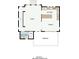 Second floor plan highlighting kitchen, living area, and terrace at 2550 1St N Ave, St Petersburg, FL 33713