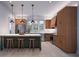 Modern kitchen with island and stainless steel appliances at 2550 1St N Ave, St Petersburg, FL 33713