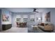 Relaxing living room featuring a sofa, coffee table, and dining area at 2550 1St N Ave, St Petersburg, FL 33713