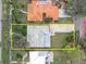 Single-story home with spacious yard, seen from above at 266 Snell Isle Ne Blvd, St Petersburg, FL 33704