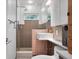 Modern bathroom with walk-in shower and updated vanity at 266 Snell Isle Ne Blvd, St Petersburg, FL 33704
