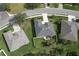 Aerial view of homes with backyard at 3019 124Th E Ave, Parrish, FL 34219