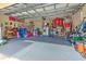 Two-car garage with ample storage space at 3019 124Th E Ave, Parrish, FL 34219